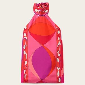 Brand New With Tags Pucci Red Pesci Halter Top